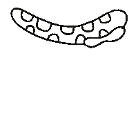 Mouth Drool Sticker by Eat It, Tassie!