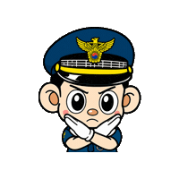 policeKR 마약예방 nostart 경찰청 Sticker