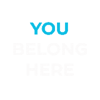 you belong here youth group Sticker by Faith Fellowship