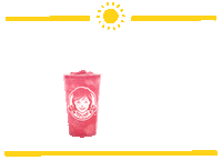 animation summer Sticker by Wendy's