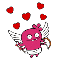 i love you hearts Sticker by UglyDolls