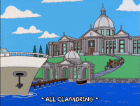 Episode 12 Water GIF by The Simpsons