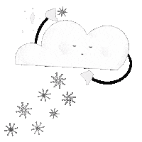 Snow Cloud Sticker
