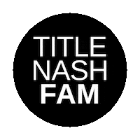 Title Nash Sticker by Artistnoize