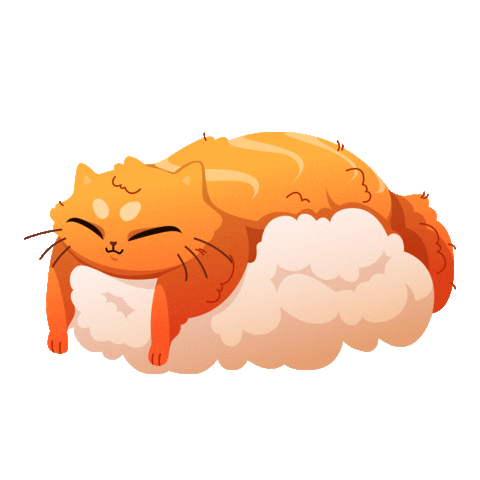 ngouaines giphyupload cat cute sleep Sticker