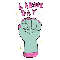 Labor Day Sticker by Major Tom