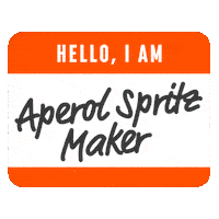 Aperolspritzfrance summer cocktail aperol aperol spritz Sticker