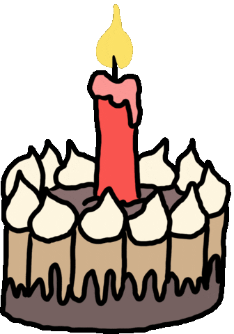 Happy Birthday Sticker by Ruppert Tellac