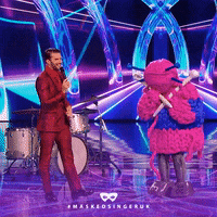 Kick Comedian GIF by The Masked Singer UK & The Masked Dancer UK