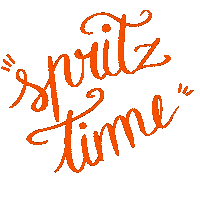 Calligraphy Spritztime Sticker