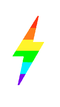 Rainbow Color Sticker by Mar Toledano Studio