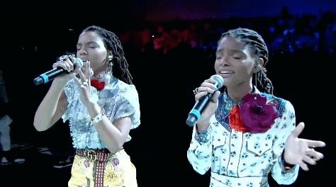 Sing National Anthem GIF by Chloe x Halle