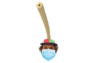 Corona Mask Sticker by NPIRE