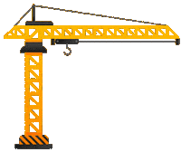 Construction Crane Sticker by VOLTUS