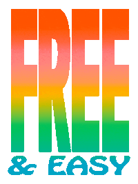 Rainbow Text Sticker by Free & Easy