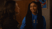 Yara Shahidi Hug GIF by grown-ish