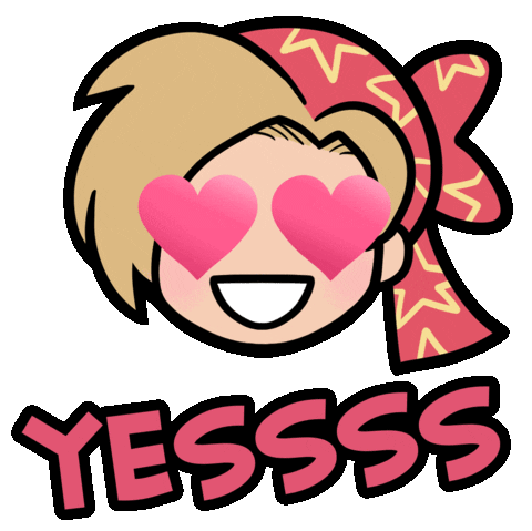 I Love You Yes Sticker by The Phoenix Cave