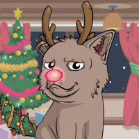 Cute Dog Reindeer GIF by Doge Pound