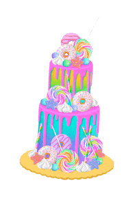 cake sweets Sticker by Jess Stempel
