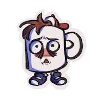 Coffee Anxiety Sticker