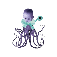 Creepy Cute Halloween Sticker by TheGrungeMonkey