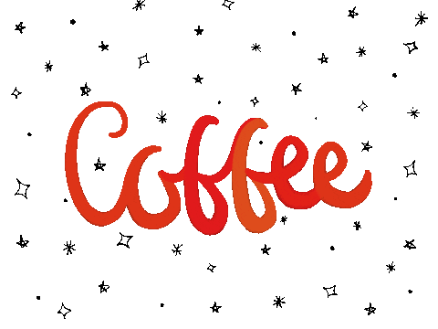 purplepeachstudio giphyupload coffee rainbow coffee purple peach studio Sticker