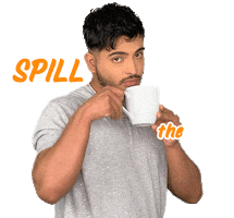 Spill The Tea Sticker by Solomon Ray