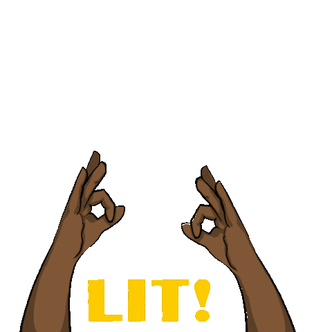 Sign Language Fire Sticker by probonoasl