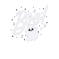 Halloween Boo Sticker