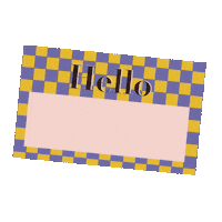 Art Hello Sticker