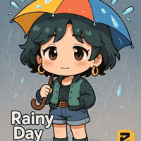 Rainy Day Umbrella GIF by Persona