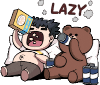 Chill Eating Sticker by Jin