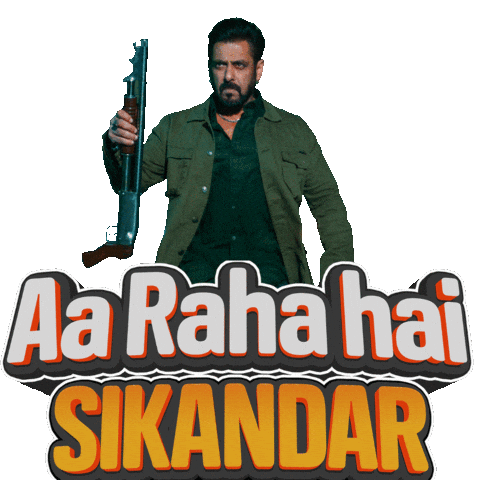 Salman Khan Sikandar Sticker by Nadiadwala Grandson