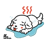 Golden Retriever Dog Sticker by The Space Wanderer