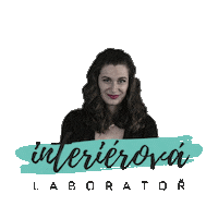 interierovalaborator interior design brand logo inlab interierovalaborator Sticker
