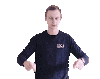 HSI_GmbH pointing down nagel hsi Sticker