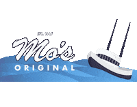 MosChowder water ocean restaurant waves Sticker