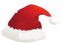 Santa Hat Christmas Sticker by Pet Pipers