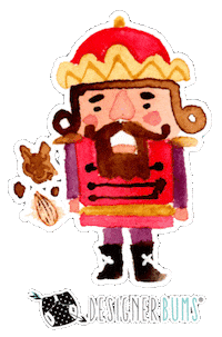 Merry Christmas Sticker by Designer Bums