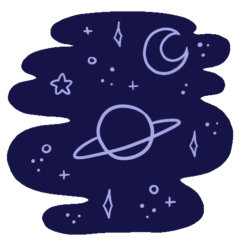lyamgtt giphyupload stars moon planet Sticker