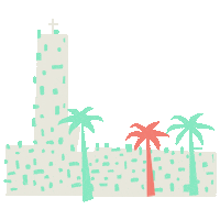 Delta Palms Sticker by Turisme Amposta