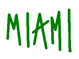 Miami Beach Sticker by Marcel Katz / The Art Plug