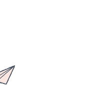 Pirouette Paperplane Sticker by Artesane