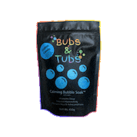 bubsandtubs cotton candy bubble bath bath salts magnesium sulphate Sticker