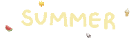 Ice Cream Summer Sticker