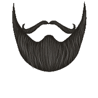 schicklatam estilo barba bigote schick Sticker