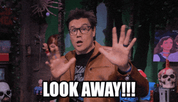 Look Away Video Games GIF by Dead Meat James