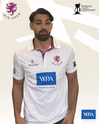 Cricketer Shrug GIF by Somerset County Cricket Club