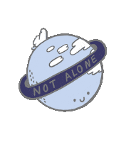 Space Planet Sticker