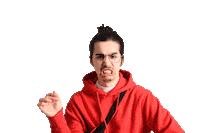 Angry Hoodie Sticker by Sparkasse Hannover